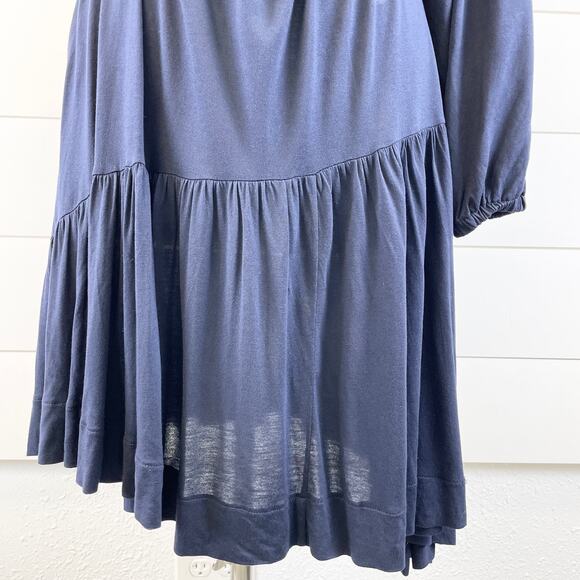 Marc Jacobs Womens Dress XS One Shoulder Navy Modal Rayon Softcore Balletcore - Picture 6 of 10